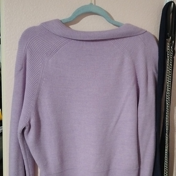 Lululemon Crop Sweater LAVENDER PURPLE - Picture 4 of 4